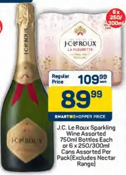 Pick n Pay J.C. Le Roux Sparkling Wine Assorted Bottles or Cans Assorted offer