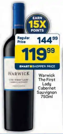 Pick n Pay Warwick The First Lady Cabernet Sauvignon offer