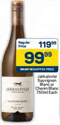 Pick n Pay Jakkalsvlei Sauvignon Blanc or Chenin Blanc offer