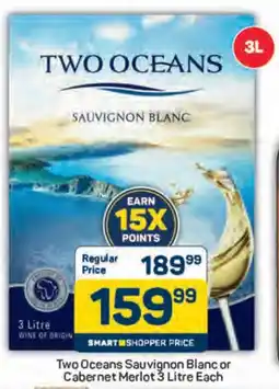 Pick n Pay Two Oceans Sauvignon Blanc or Cabernet Merlot offer