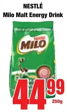 Boxer Superstores Nestlé Milo Malt Energy Drink offer