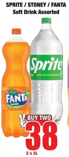 Boxer Superstores Sprite/ Stoney/ Fanta Soft Drink Assorted offer