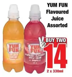 Boxer Superstores Yum Fun Flavoured Juice Assorted offer