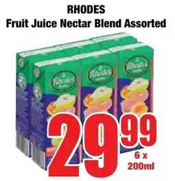 Boxer Superstores Rhodes Fruit Juice Nectar Blend Assorted offer