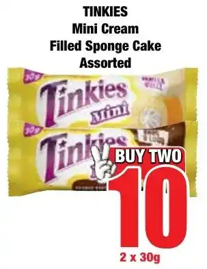 Boxer Superstores Tinkies Mini Cream Filled Sponge Cake Assorted offer