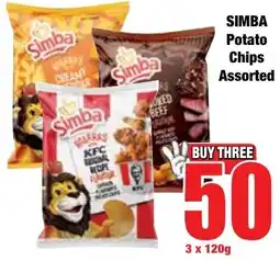 Boxer Superstores Simba Potato Chips Assorted offer