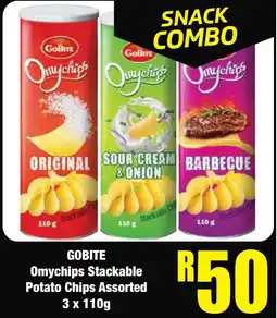 Boxer Superstores Gobite Omychips Stackable Potato Chips Assorted offer