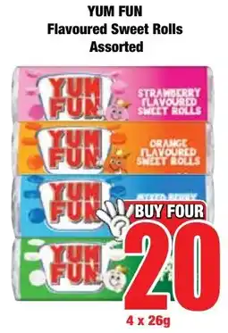 Boxer Superstores Yum Fun Flavoured Sweet Rolls Assorted offer