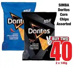 Boxer Superstores Simba Doritos Corn Chips Assorted offer