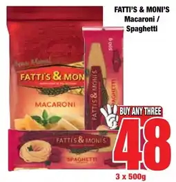 Boxer Superstores Fatti's & Moni's Macaroni/ Spaghetti offer