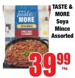 Boxer Superstores Taste & More Soya Mince Assorted offer