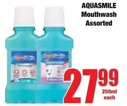 Boxer Superstores Aquasmile Mouthwash Assorted offer