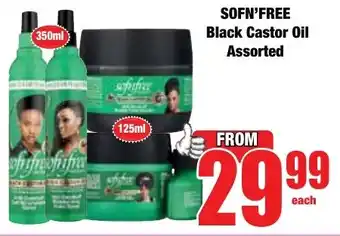 Boxer Superstores Sofn'free Black Castor Oil Assorted offer