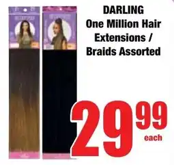 Boxer Superstores Darling One Million Hair Extensions/ Braids Assorted offer