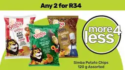 Game Simba Potato Chips Assorted offer