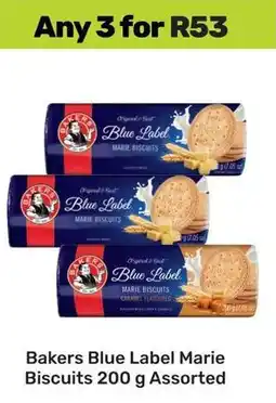 Game Bakers Blue Label Marie Biscuits Assorted offer