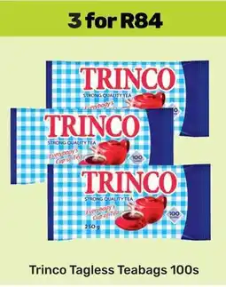 Game Trinco Tagless Teabags offer