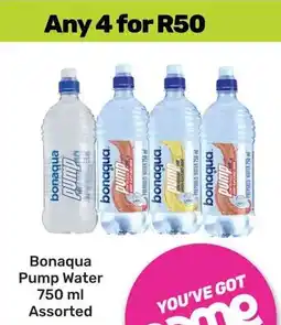 Game Bonaqua Pump Water Assorted offer