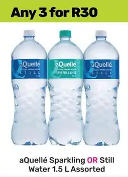 Game aQuellé Sparkling OR Still Water Assorted offer