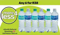 Game aQuellé Natural Sparkling OR Still Water offer