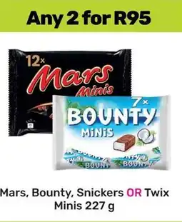 Game Mars, Bounty, Snickers OR Twix Minis offer