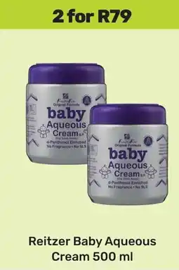 Game Reitzer Baby Aqueous Cream offer