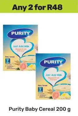 Game Purity Baby Cereal offer