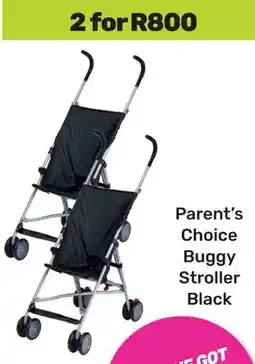 Game Parent's Choice Buggy Stroller Black offer