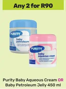 Game Purity Baby Aqueous Cream OR Baby Petroleum Jelly offer