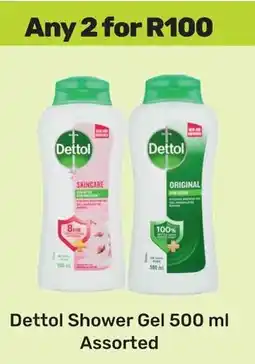 Game Dettol Shower Gel Assorted offer