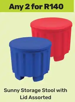 Game Sunny Storage Stool with Lid Assorted offer