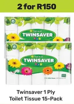 Game Twinsaver 1 Ply Toilet Tissue offer