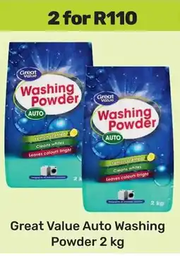 Game Great Value Auto Washing Powder offer