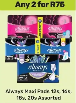 Game Always Maxi Pads Assorted offer