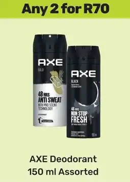 Game Axe Deodorant Assorted offer