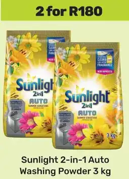 Game Sunlight 2-in-1 Auto Washing Powder offer