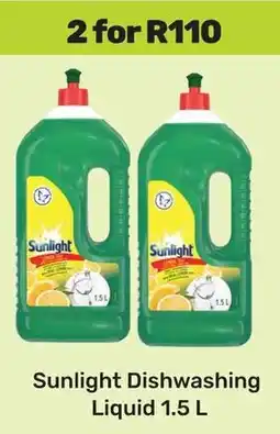 Game Sunlight Dishwashing Liquid offer