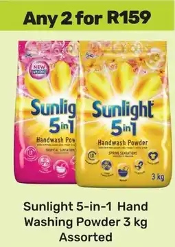 Game Sunlight 5-in-1 Hand Washing Powder Assorted offer