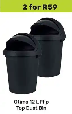 Game Otima Flip Top Dust Bin offer