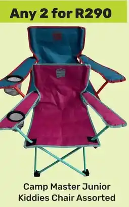 Game Camp Master Junior Kiddies Chair Assorted offer