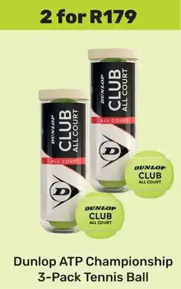 Game Dunlop ATP Championship Tennis Ball offer