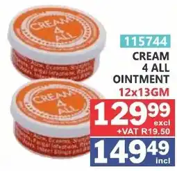 Arrow Cash And Carry Cream 4 all ointment offer