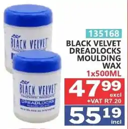 Arrow Cash And Carry Black velvet dreadlocks moulding wax offer