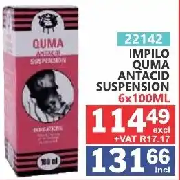 Arrow Cash And Carry Impilo quma antacid suspension offer