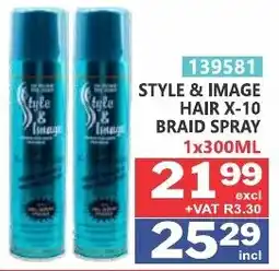 Arrow Cash And Carry Style & image hair x-10 braid spray offer
