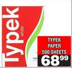 Advance Cash n Carry TYPEK PAPER 500 SHEETS offer