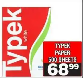 Advance Cash n Carry TYPEK PAPER 500 SHEETS offer