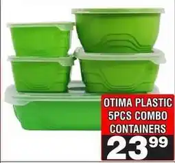 Advance Cash n Carry OTIMA PLASTIC 5PCS COMBO CONTAINERS offer