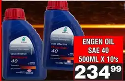 Advance Cash n Carry ENGEN OIL SAE 40 500ML X 10's offer