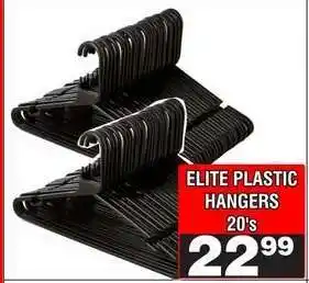 Advance Cash n Carry ELITE PLASTIC HANGERS 20's offer